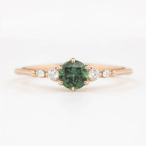 Estel Fleur Ring, 0.50ct Queensland Sapphire