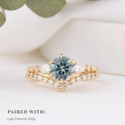 Estel Fleur Petal Ring, 1.45ct Montana Sapphire