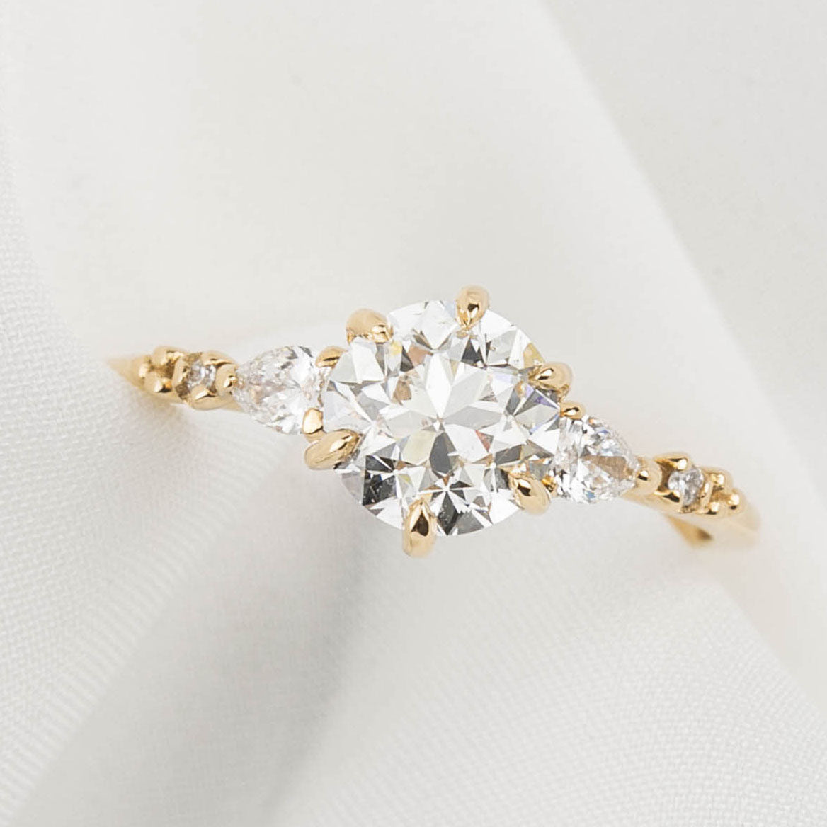 Estel Fleur Petal Ring, 1.30ct Diamond | GIA Certified