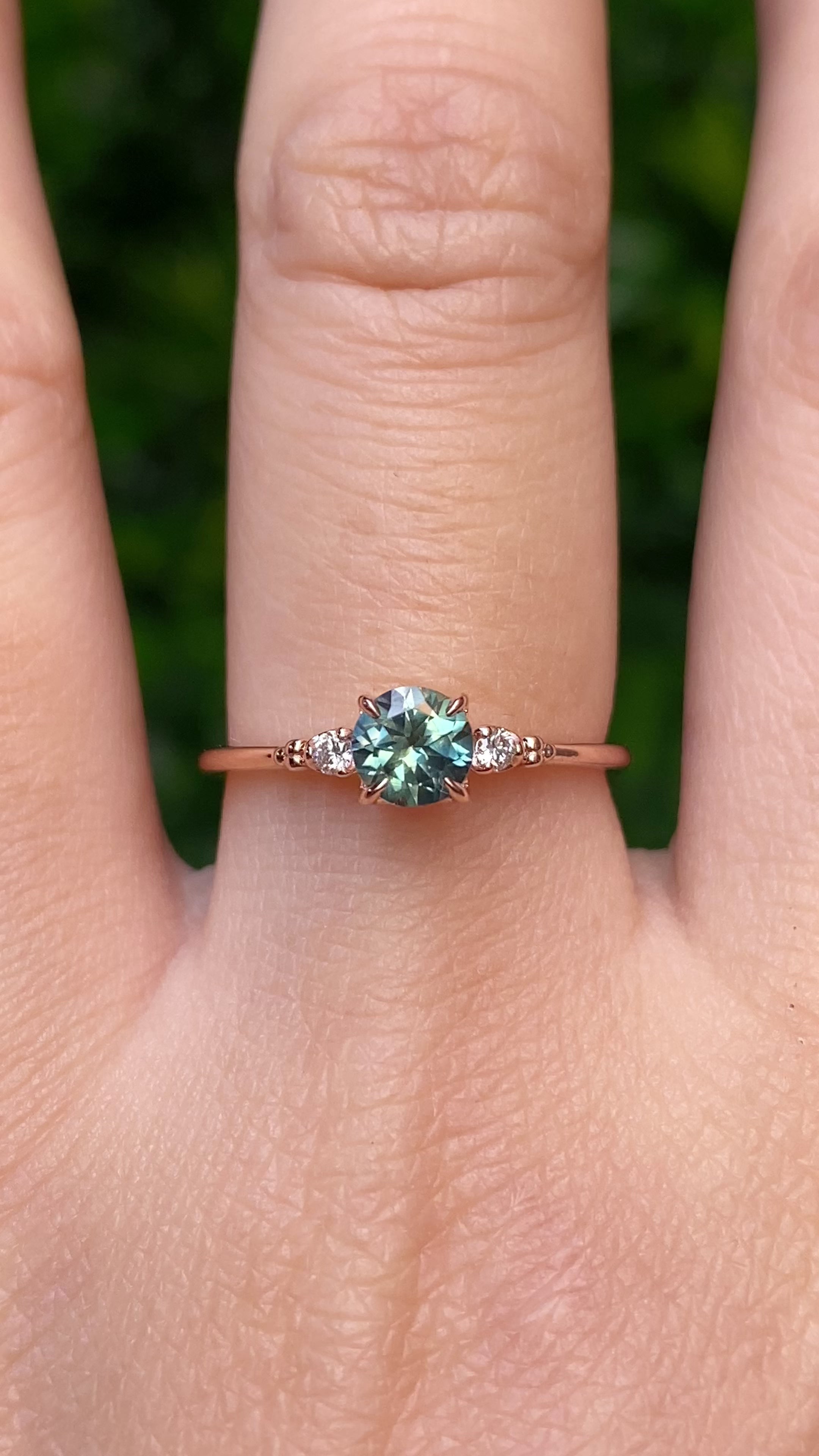 Estel Ring, 0.70ct Montana Sapphire