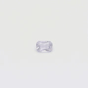 1.45ct Emerald Cut Light Purple Madagascar Sapphire SF516