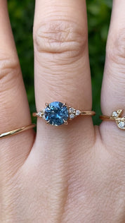 Teresa Ring, 1.55ct Blue Montana Sapphire