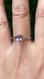 1.09ct Oval Cut Gray Purple Umba Sapphire SO363