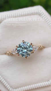 Estel Fleur Petal Ring, 1.45ct Montana Sapphire