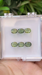 1.00ct Calibrated Oval Green Sapphire (8x6mm) CS349