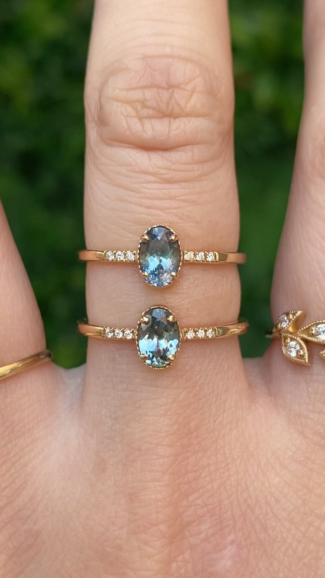 Grace Ring, 0.60ct Montana Sapphire
