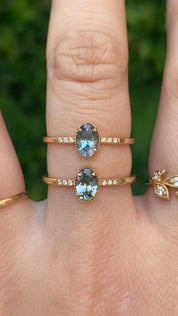 Grace Ring, 0.60ct Montana Sapphire
