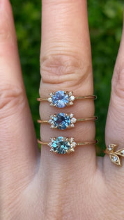 Lena Ring, 0.50-0.60ct Umba Sapphire