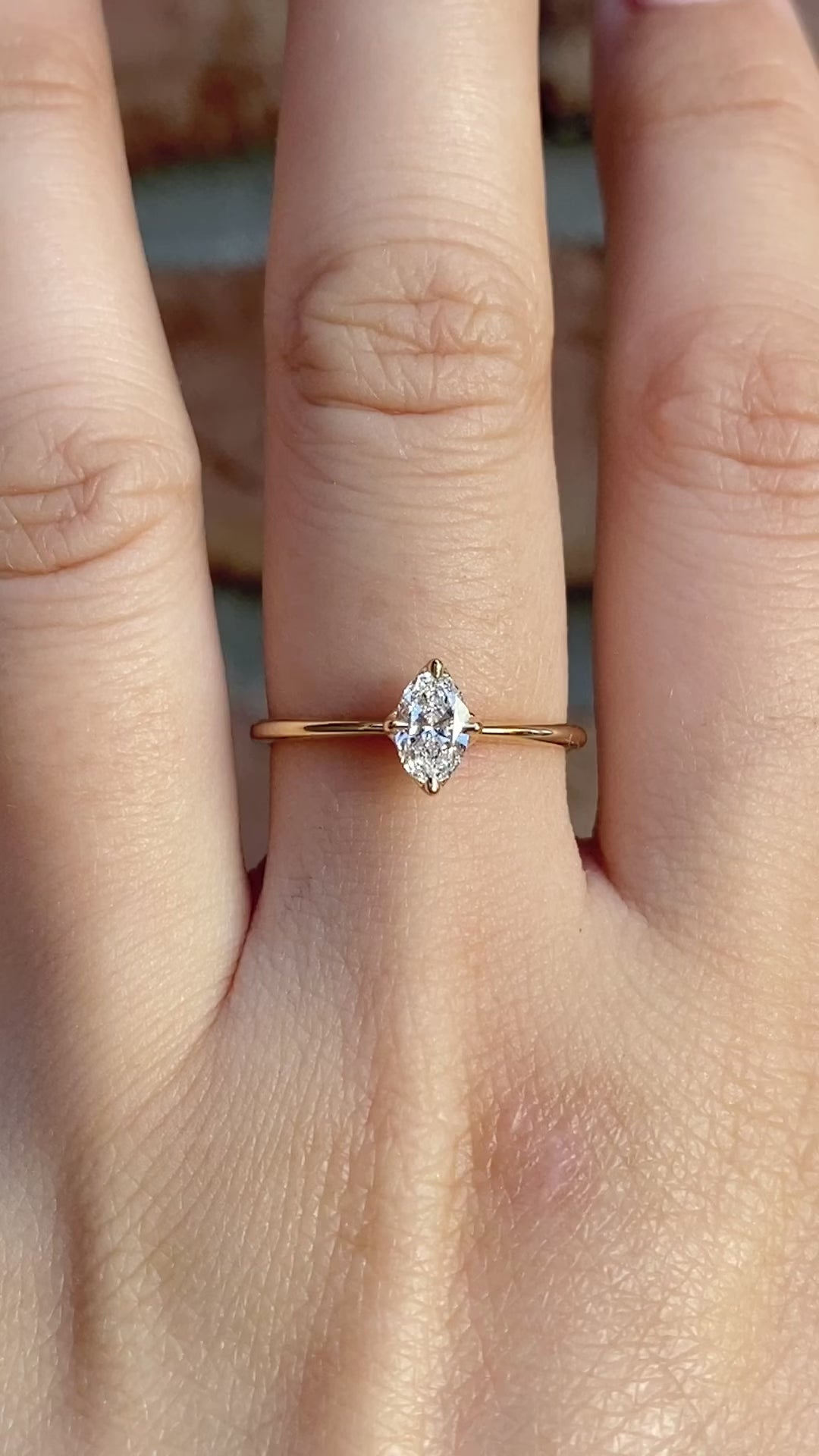 Alice Oval Diamond Ring
