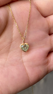 Bezel Set Charm Necklace Setting
