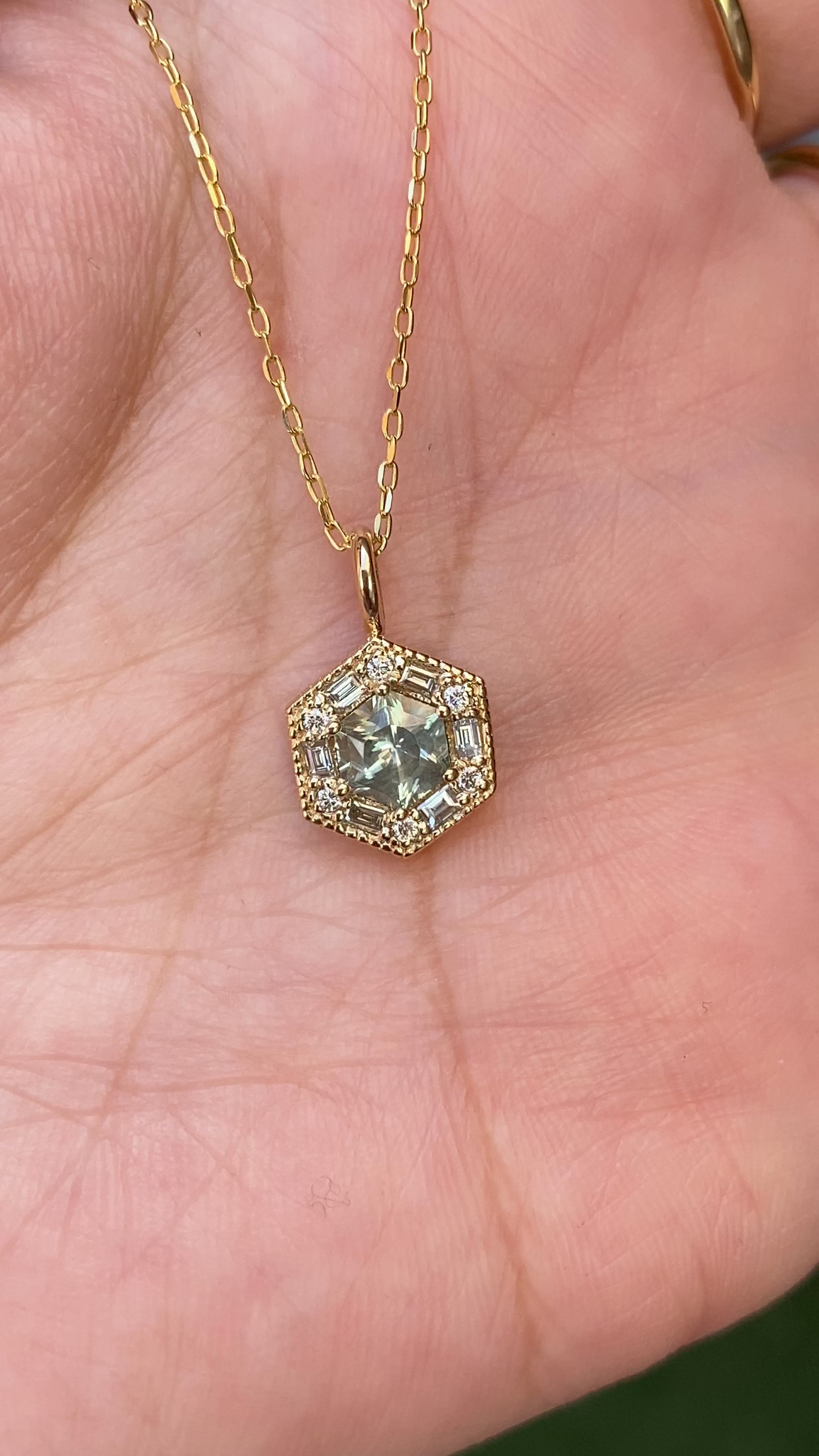 Lila Montana Sapphire Charm