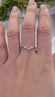 Emilie Round Rose Cut Diamond Ring