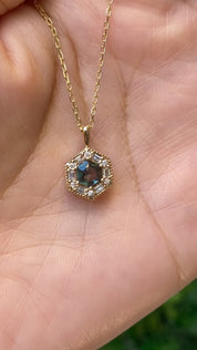 Lila Montana Sapphire Charm