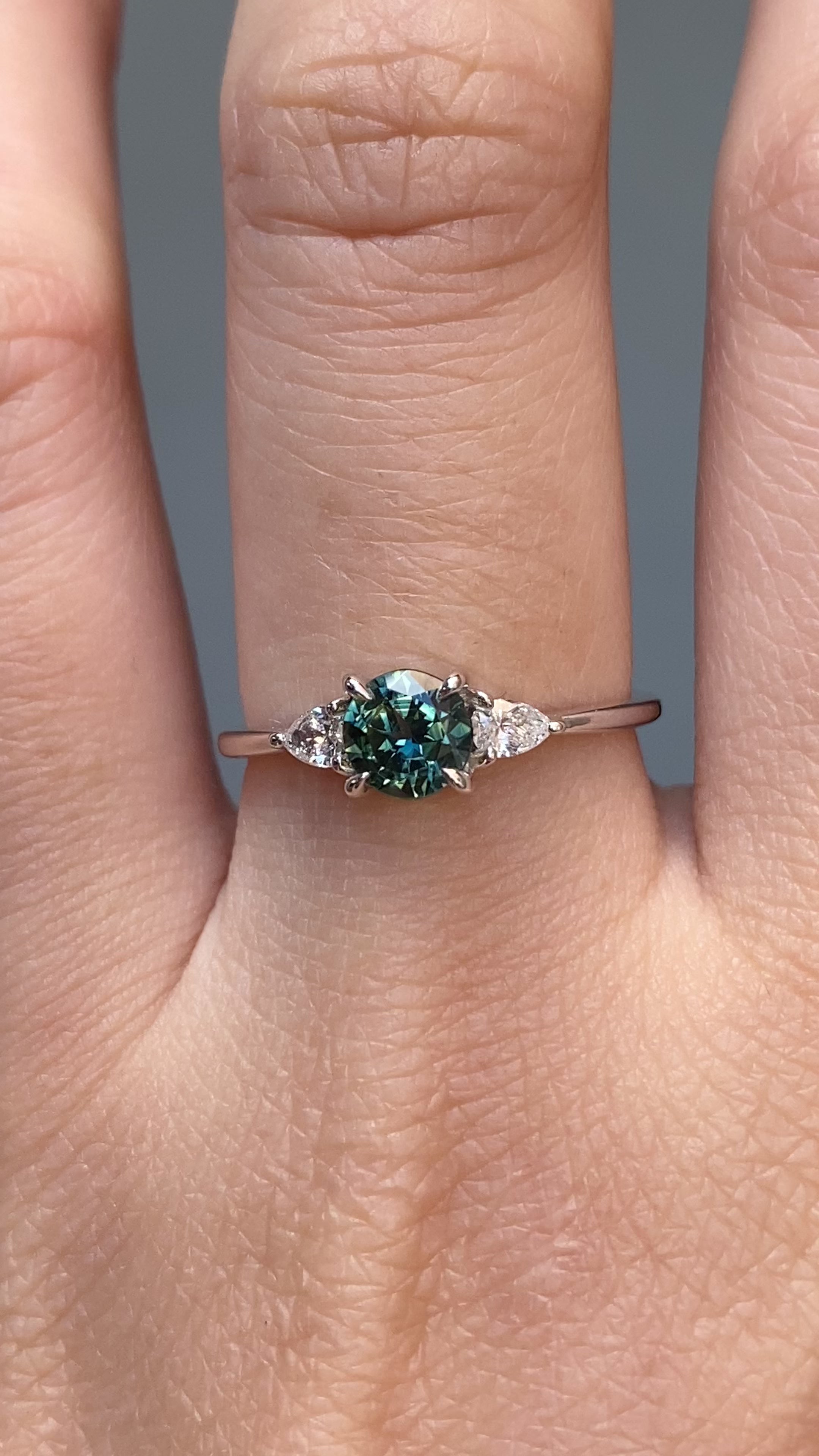 Olivia Ring, 5.5mm Queensland Sapphire of your choice