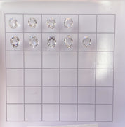 0.12ct Calibrated Oval Rose Cut Diamonds (4x3mm) CD046