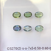 0.60ct Calibrated Oval Sapphires (7.0mm) CS270(2)