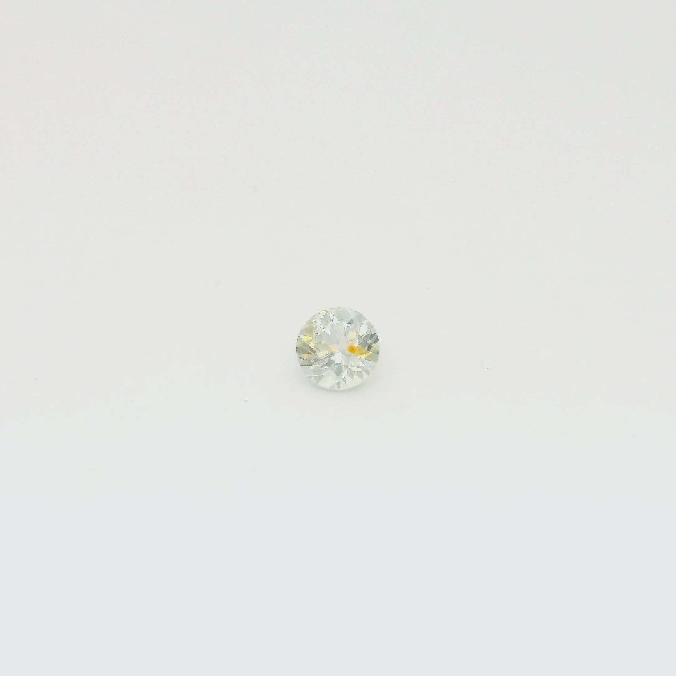 1.42ct Round Cut Faint Blue Montana Sapphire SR413