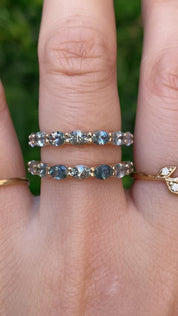 Lydia Montana Sapphire Band Oval 4mm