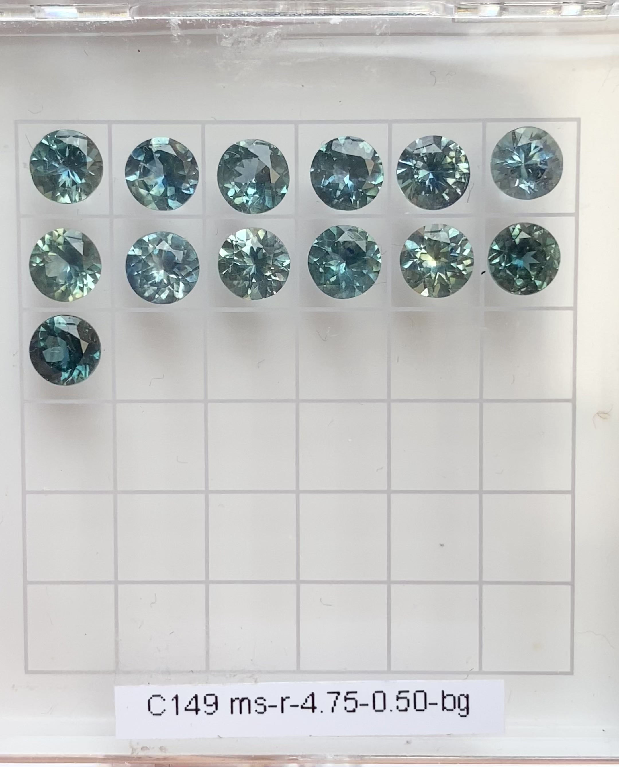 0.50ct Calibrated Round Montana Sapphire (4.75mm) C149