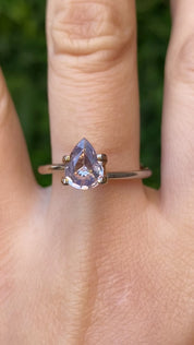 1.27ct Pear Cut Lavender Blue Madagascar Sapphire SF533