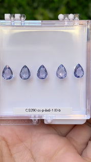 0.90-1.00ct Calibrated Pear Ceylon Sapphire (8x6mm)