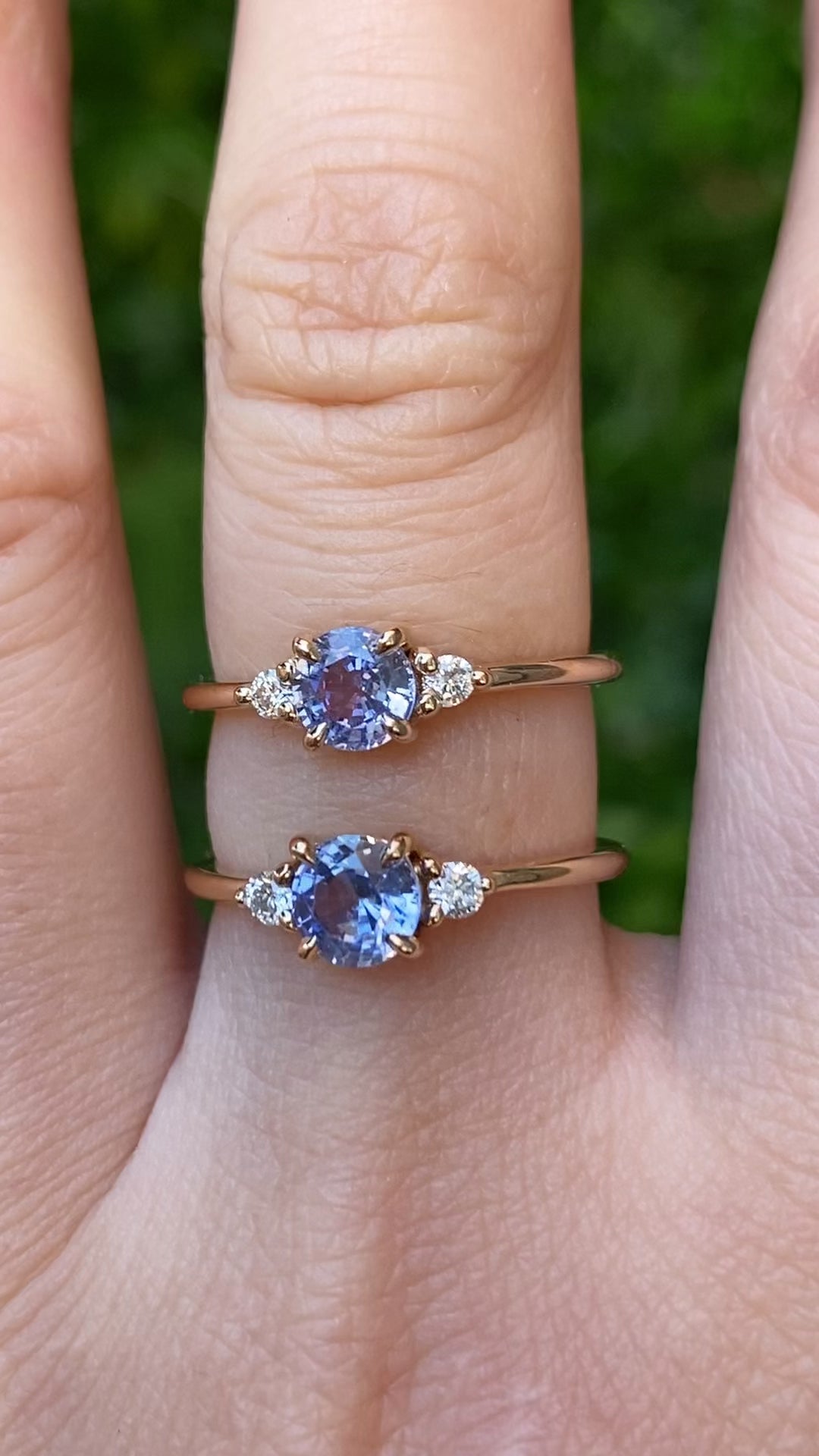 Emilie Ring, 0.70ct Ceylon Sapphire