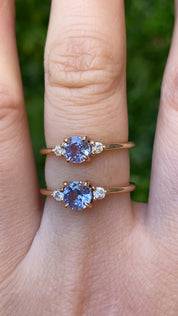Emilie Ring, 0.70ct Ceylon Sapphire