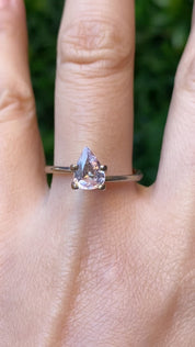 1.07ct Pear Cut Light Pink Madagascar Sapphire SF377