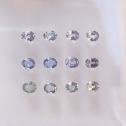 0.30ct Calibrated Oval Blue Green Unheated Sapphires (4.5mm) CS152