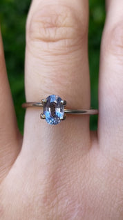 1.09ct Oval Cut Blue Madagascar Sapphire SO618