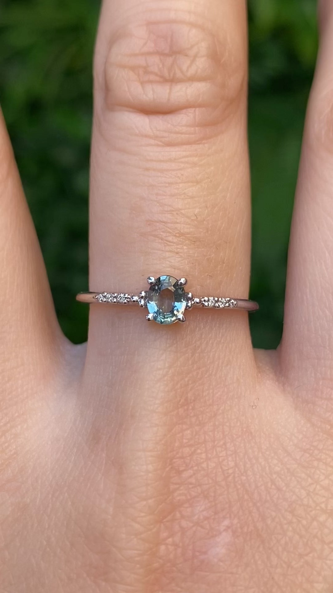 Eloise Ring, 0.45ct Unheated Sapphire