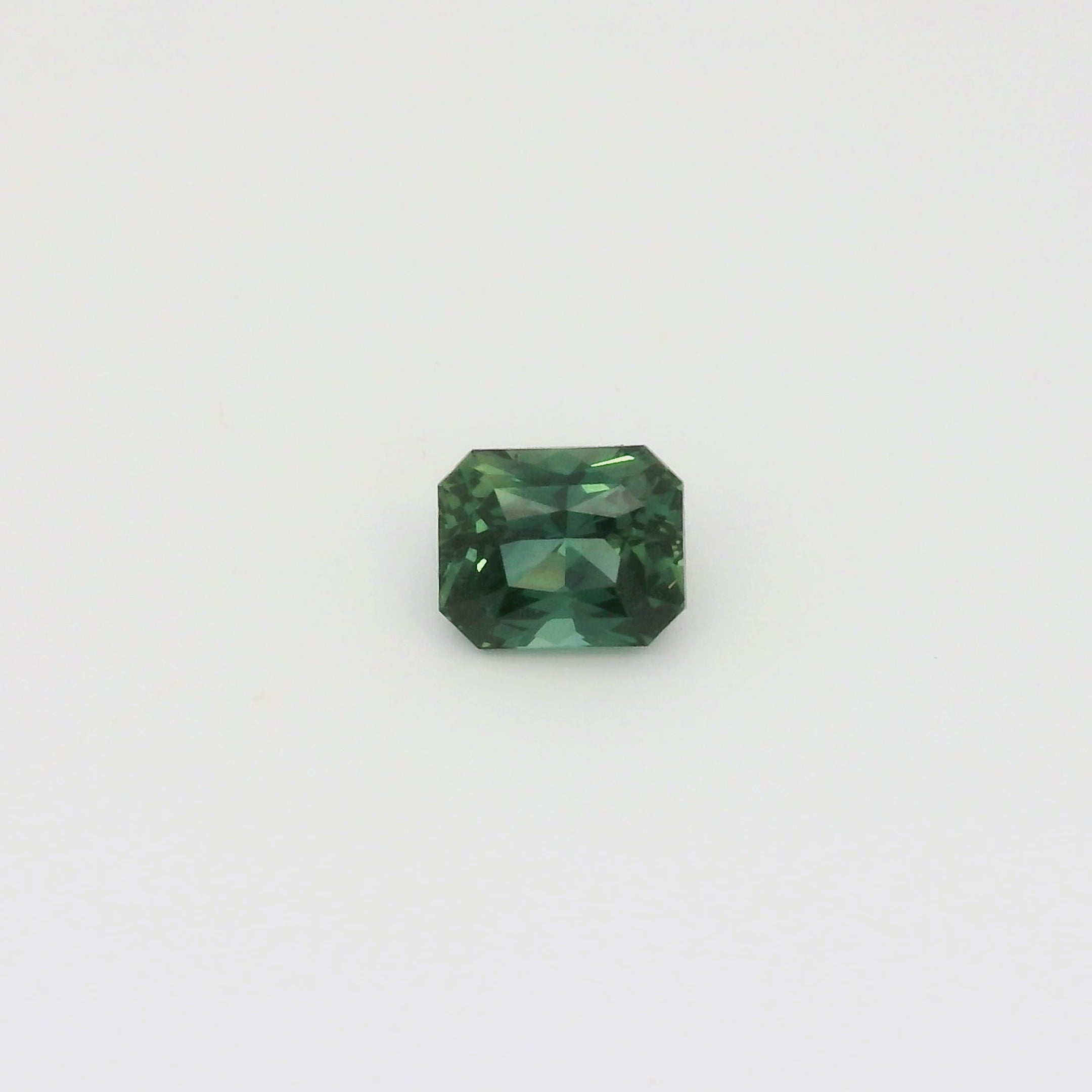 2.04ct Radiant Cut Blue Green Madagascar Sapphire SF497