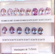 0.81ct Oval Cut Pink Madagascar Sapphire SO467