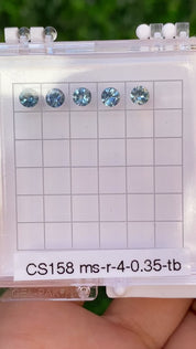 0.35ct Calibrated Round Montana Sapphire (4.0mm)
