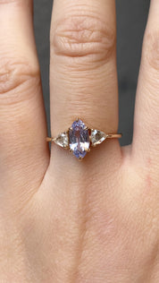 Madison Ring, 1.31ct Lavender Spinel