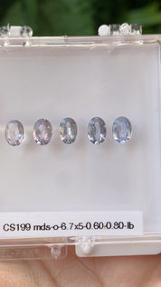 Calibrated7x5mm 0.60ct サファイア マダガスカル産