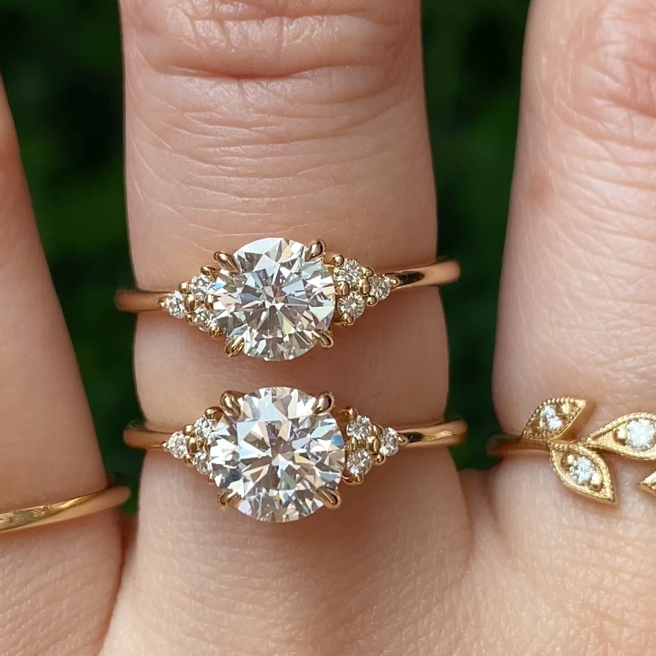 1.32ct Lab Diamond, 14k Yellow Gold (One of a kind)
