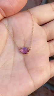 Lisa Unheated Sapphire Necklace