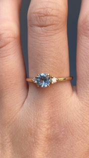 Emilie Ring 0.80ct Light Blue Montana Sapphire (One of a kind)
