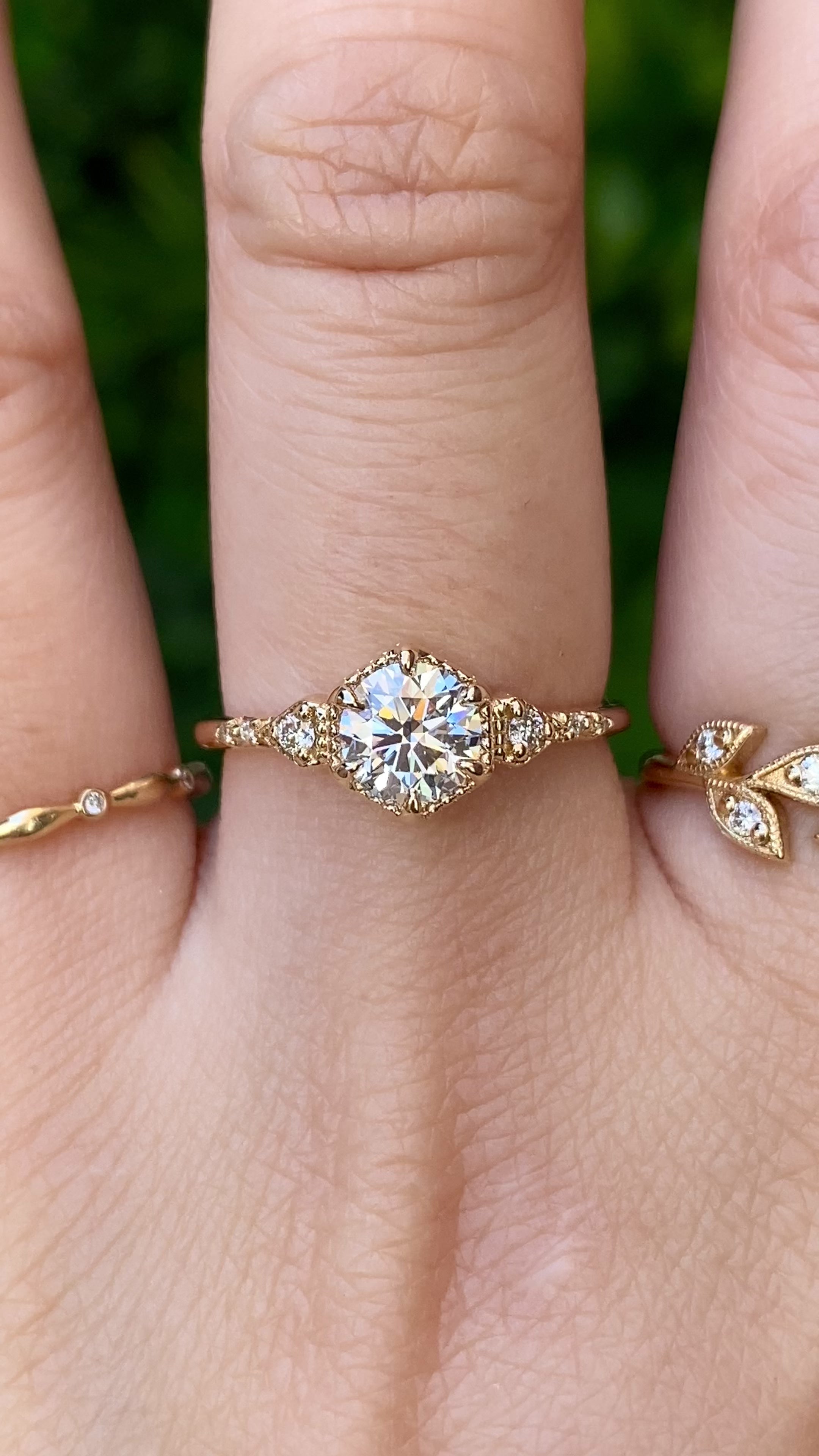 Agatha Round Diamond Ring
