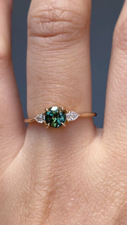 Olivia Ring, 5.5mm Queensland Sapphire of your choice
