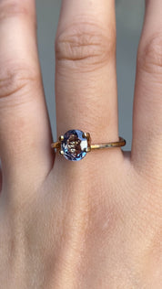 1.54ct Oval Cut Blue Madagascar Sapphire SO341