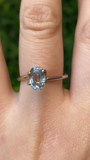 2.08ct Oval Cut Light Blue Madagascar Sapphire SO634