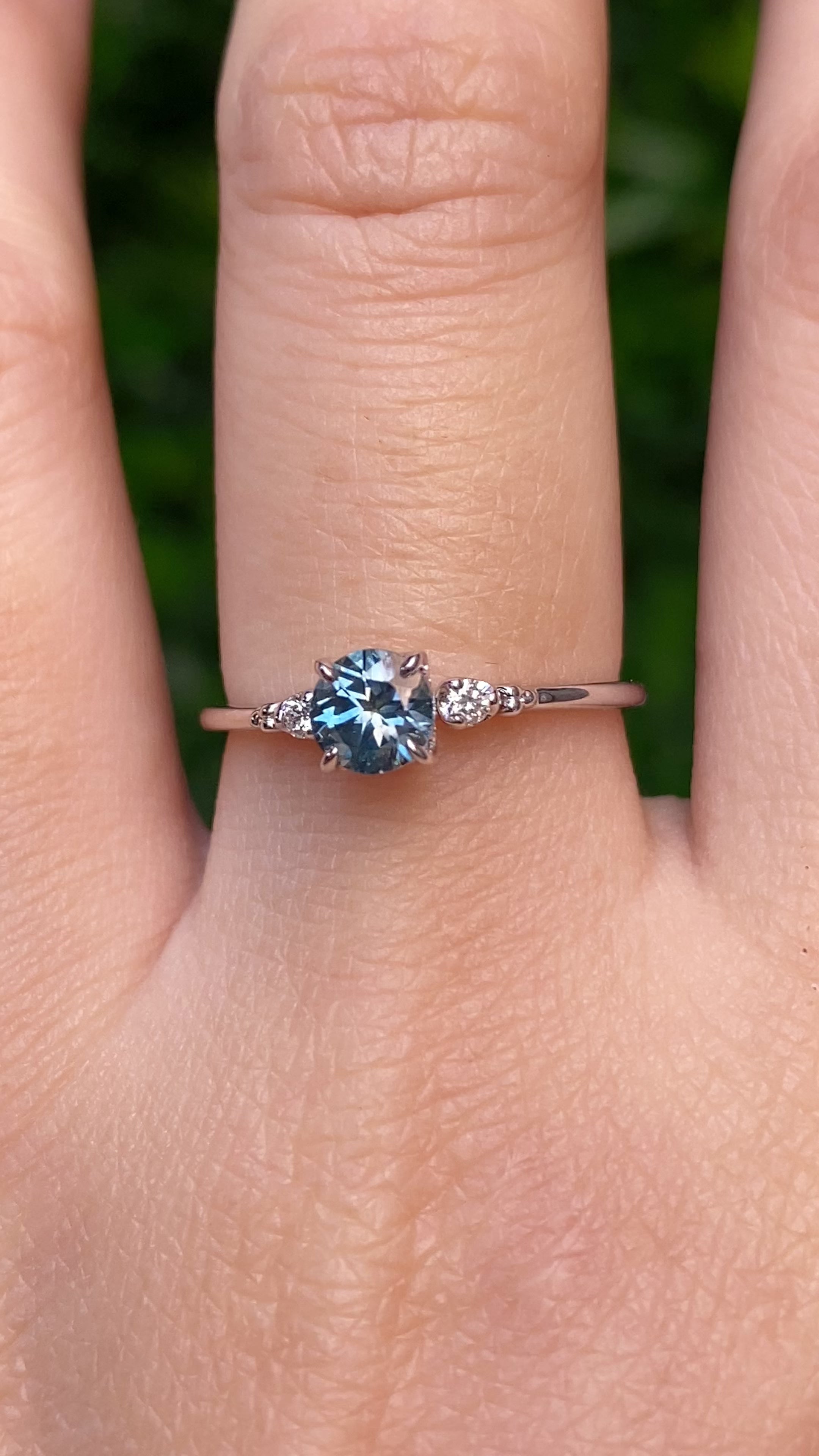 Estel Ring, 0.70ct Montana Sapphire