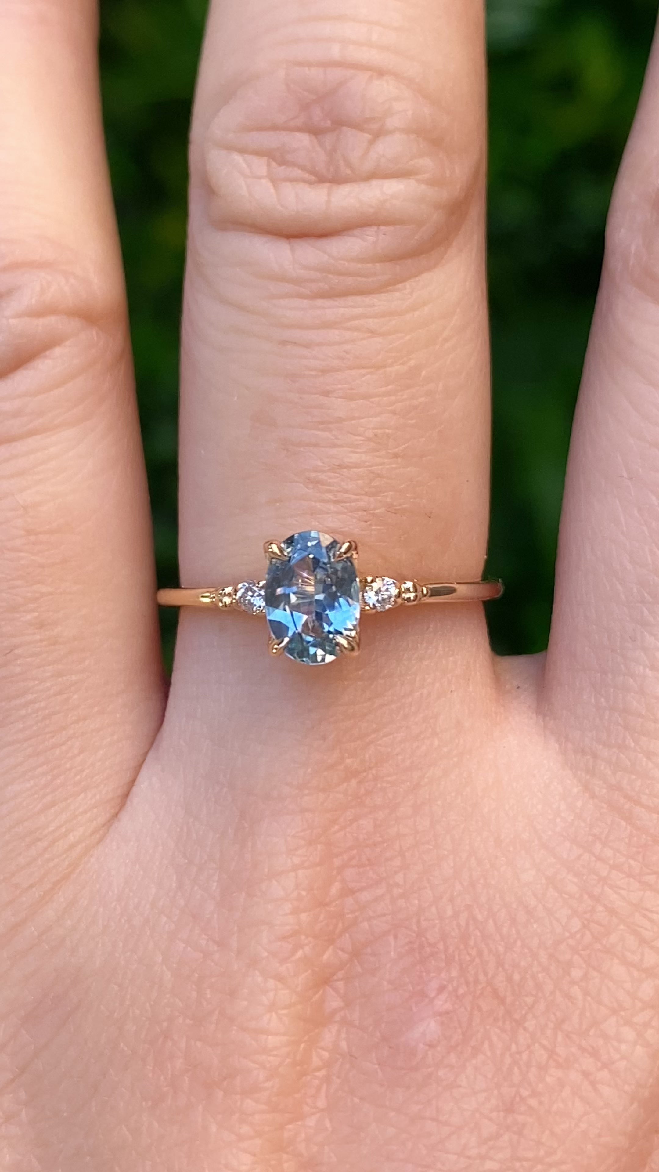 Estel Ring, Blue Montana Sapphire