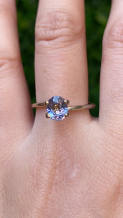 1.32ct Oval Cut Light Blue Madagascar Sapphire SO521