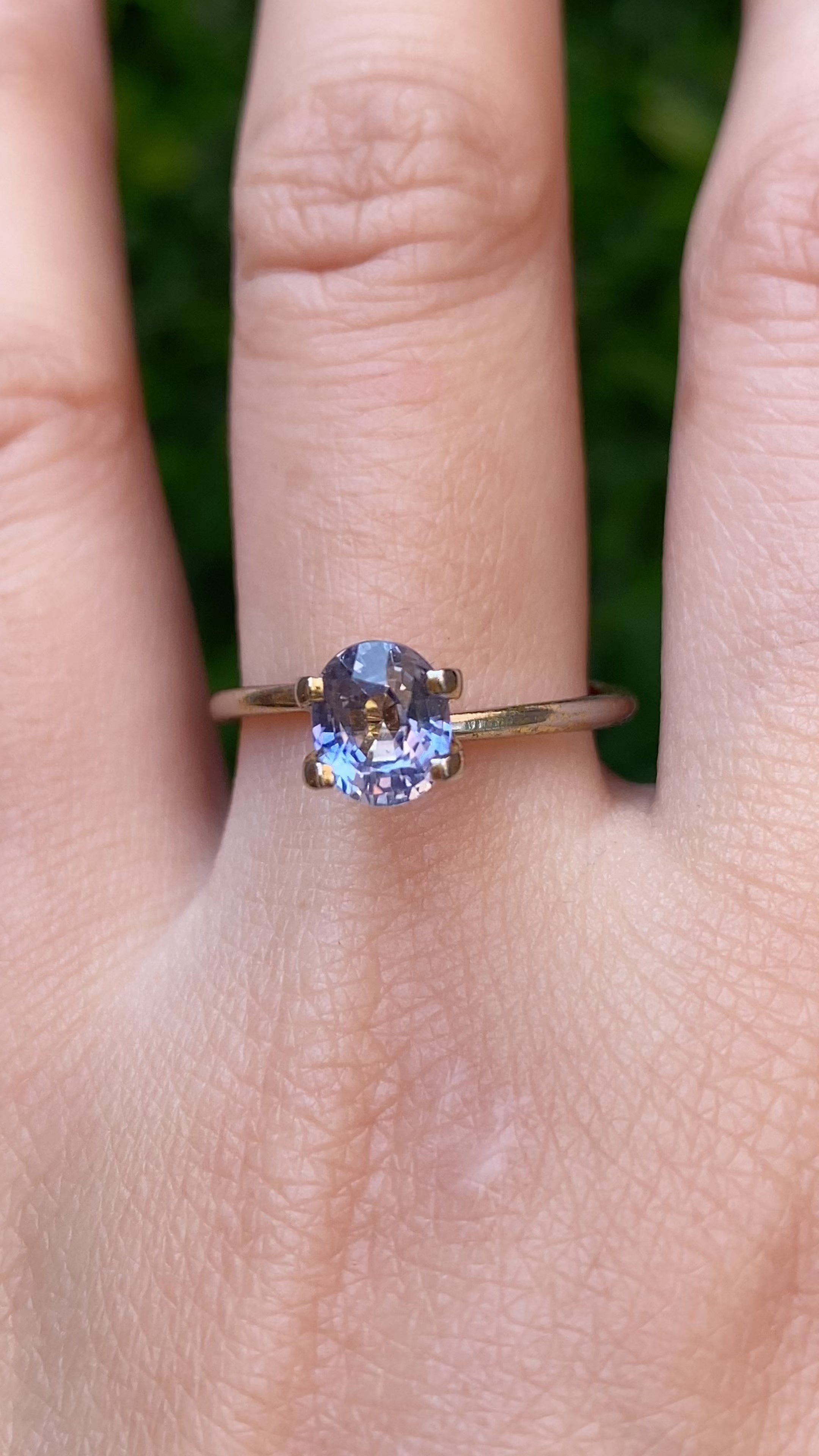 1.32ct Oval Cut Light Blue Madagascar Sapphire SO521