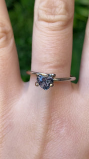 1.00ct Heart Cut Green Ceylon Sapphire SF540