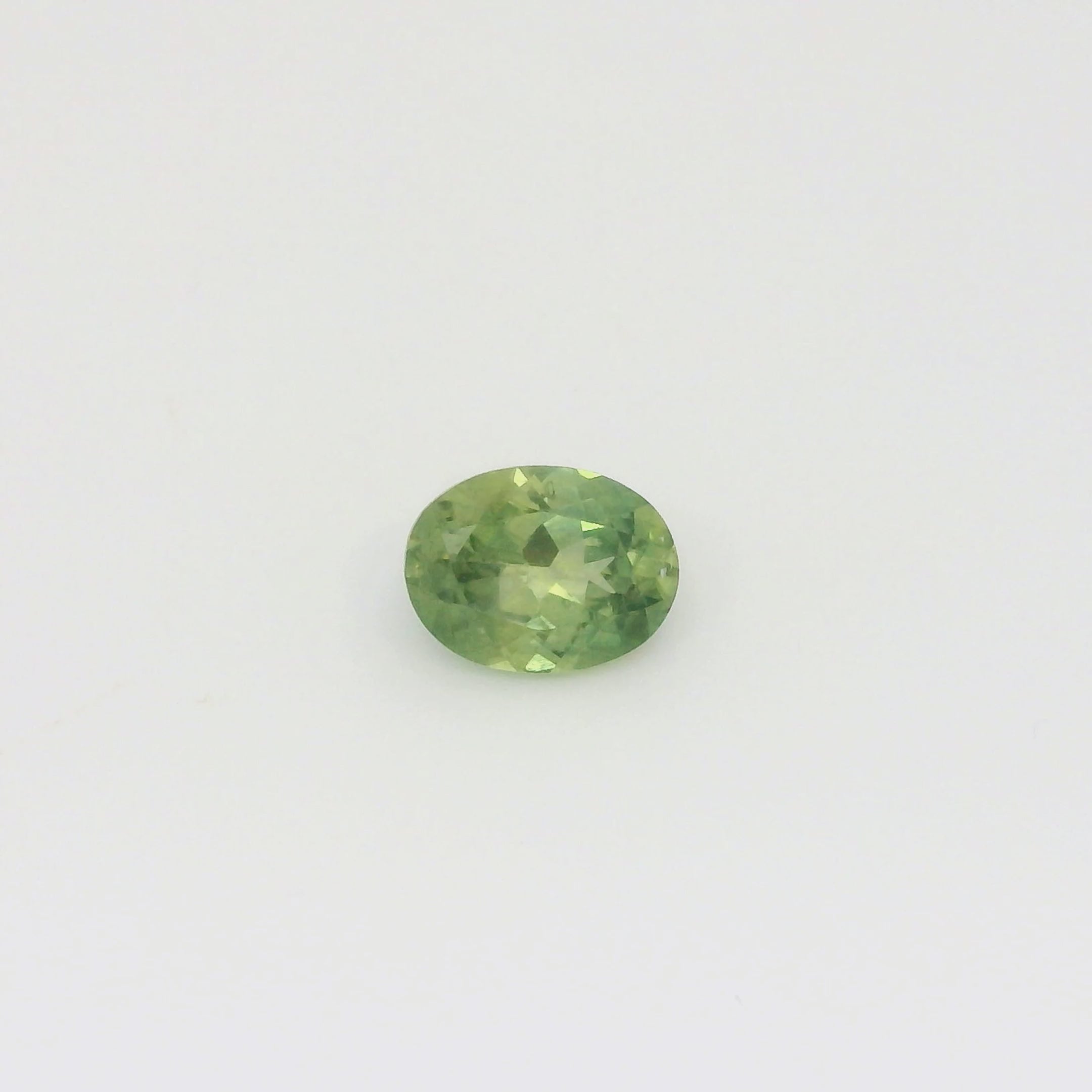 1.70ct Oval Cut Green Montana Sapphire so638