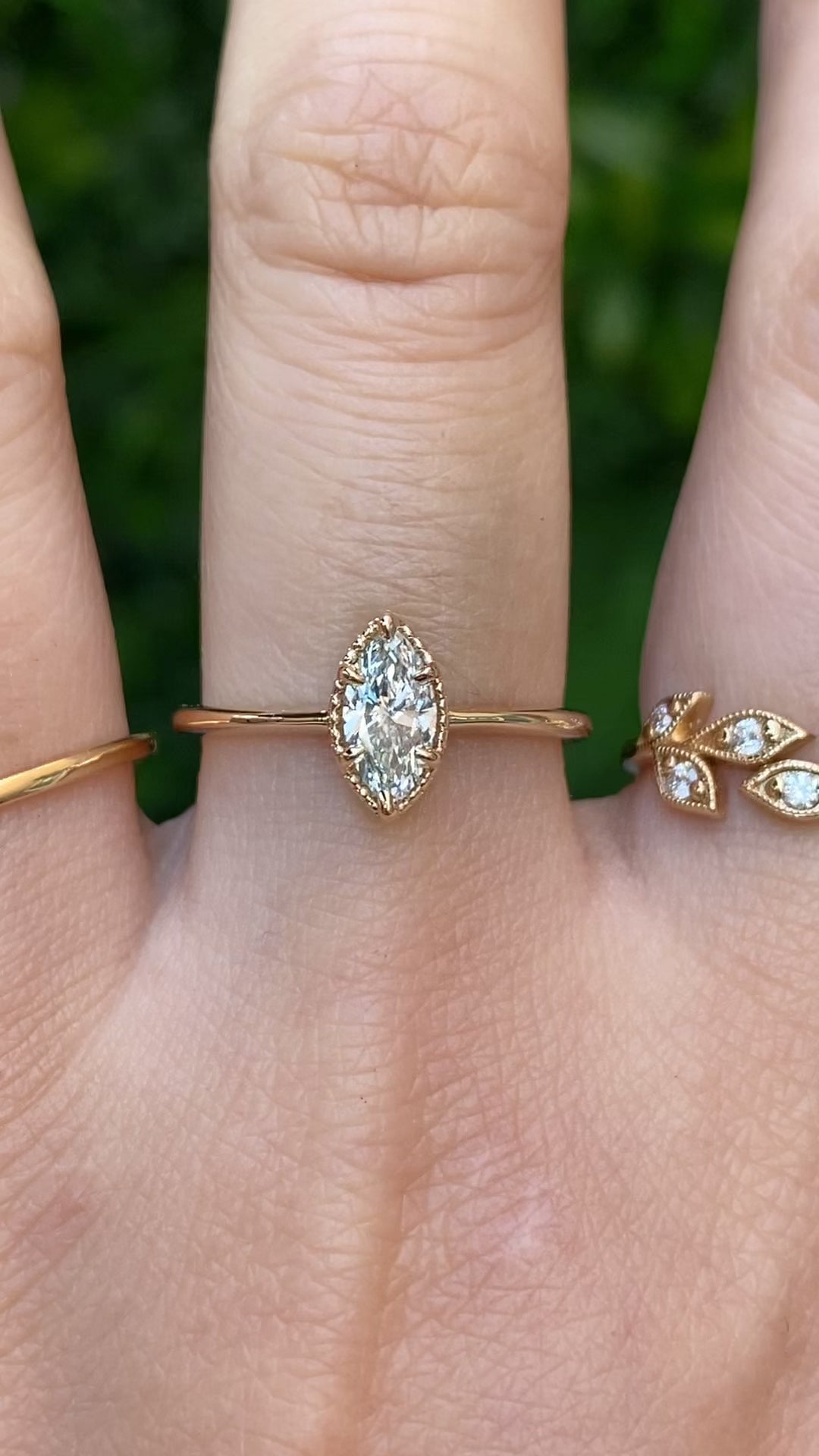 Ava Ring 0.50ct Lab Marquise Diamond